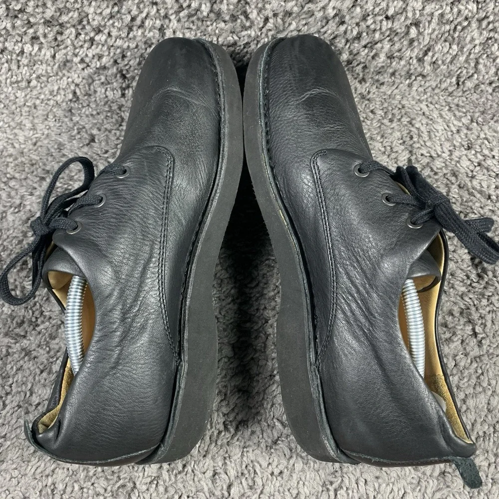 Samuel Hubbard Mens Shoes 12 W Black Leather Casual Comfort M1100